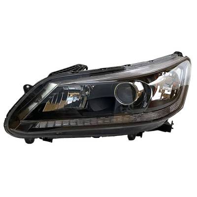 New Left Halogen Headlight Compatible With Honda Accord Sedan 2013-2015 By Part Number 33150-T2a-A01
