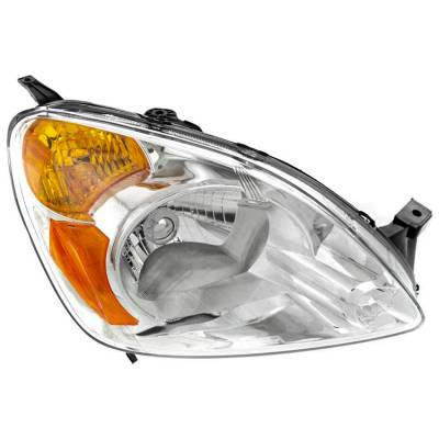 New Passenger Side Headlight Compatible With Honda Cr-V 2.4L 2002-2004 By Part Number 33101-S9a-A01