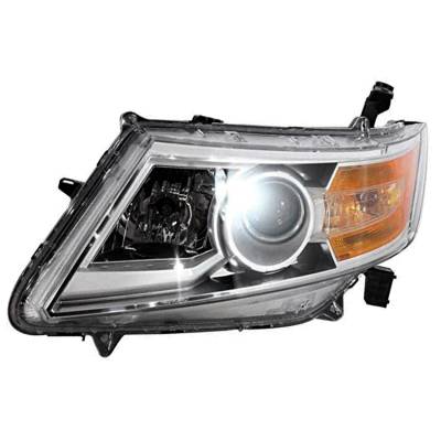 New Left Halogen Headlight Compatible With Honda Odyssey Touring Mini Passenger Van 2011-2013 By