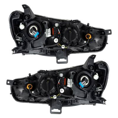 Rareelectrical - New Pair Of Halogen Headlight Compatible With Mitsubishi Lancer De Es Gts Sedan 2008-2009 By Part - Image 2