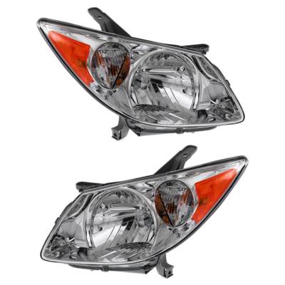 New Headlight Compatible With Pontiac Vibe Base Wagon 4 Door 1.8L Gt Wagon 4 Door 1.8L 2005-2006 By
