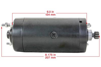 Rareelectrical - 12V Prestolite Type Starter Compatible With Harley Davidson Fl Flh Flt Tour Glide 1941-1983 Xlh Xlch - Image 7