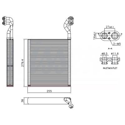 Rareelectrical - A/C Evaporator Core Compatible With 2012-2015 Honda Civic Si 2.4L L4 80211Tr0a02 Direct Fit OEM - Image 6
