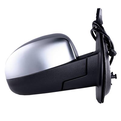 Rareelectrical - New Rh Door Mirror Compatible With Chevy 07-10 Suburban 1500 2500 Off Road Power W/ Heat Chrome - Image 6