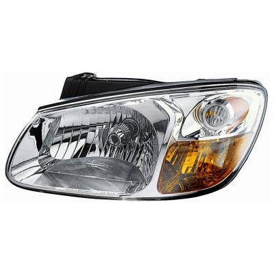 New Left Side Halogen Headlight Compatible With Kia Spectra Lx Sedan 2007-2009 By Part Number