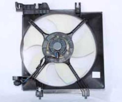 New Left Driver Side Engine Cooling Fan Assembly Compatible With 2010-2014 Subaru Legacy