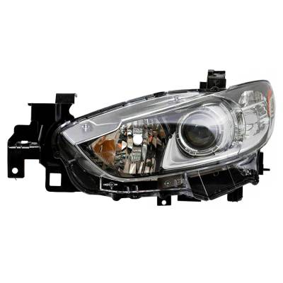 New Driver Side Halogen Headlight Compatible With Mazda 6 Gx Gt Gs 2014-2017 By Part Number