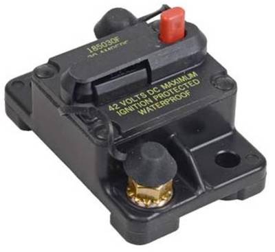 Rareelectrical - New Circuit Breaker Compatible With Cooper Bussman 0-42Vdc 30 Amp Manual Type Iii Cb185-30 - Image 2