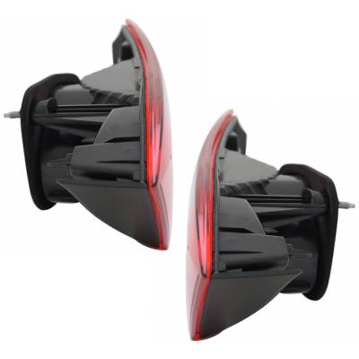 Rareelectrical - New Pair Of Inner Tail Lights Compatible With Toyota Camry Hybrid Le Se L Trd Xse Sedan 4-Door - Image 3