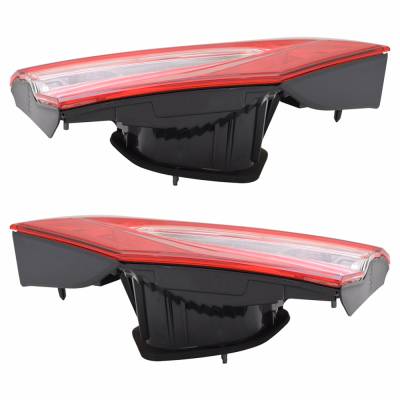 Rareelectrical - New Pair Of Inner Tail Lights Compatible With Toyota Camry Hybrid Le Se L Trd Xse Sedan 4-Door - Image 4