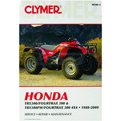 New Service Manual Compatible With Honda Trx-Fw 300 Hp Trx 300 Hp By M346-3