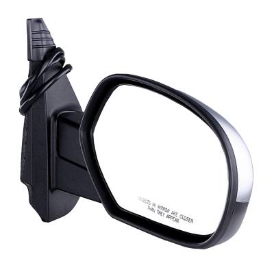 New Rh Door Mirror Compatible With Chevy 07-10 Suburban 1500 2500 Off Road Power W/ Heat Chrome