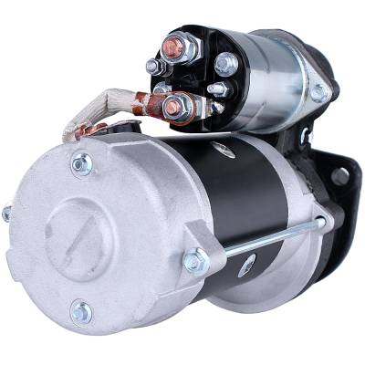Rareelectrical - New 12V 10T Cw Starter Motor Compatible With John Deere Tractor 310C 310D 400G 410C 1113271 - Image 6