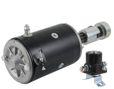 Rareelectrical - New 6V Starter And Drive With Solenoid Compatible With Ford 4N 9N 1939-52 12323155 12336880 U938 - Image 3