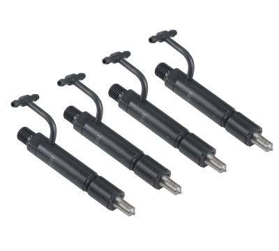 New Set Of 4 Fuel Injectors Compatible With Hitachi Excavator Zx40u Zx50u-2 Y729004-53101