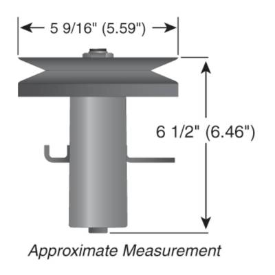 Rareelectrical - New Spindle Assembly Compatible With John Deere Lt133-38 Lt155-38 Lt160-38 Lt166-38 Lt150-42M By - Image 2