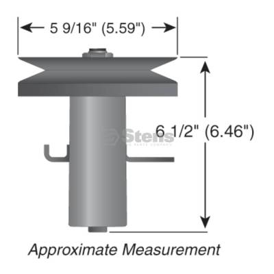Rareelectrical - New Spindle Assembly Compatible With John Deere Lt133-38 Lt155-38 Lt160-38 Lt166-38 Lt150-42M By - Image 3