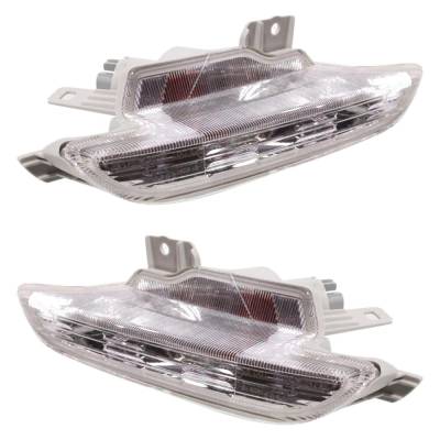 Rareelectrical - New Pair Of Daytime Running Lights Compatible With Honda Insight 1.3L 2010 2011 By Part Numbers - Image 3