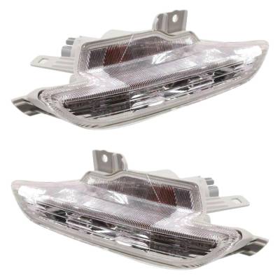 Rareelectrical - New Pair Of Daytime Running Lights Compatible With Honda Insight 1.3L 2010 2011 By Part Numbers - Image 5
