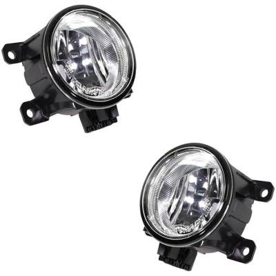 Rareelectrical - New Pair Of Daytime Running Lights Compatible With Honda Accord Cr-Z Civic Fit Pilot Ridgeline - Image 3