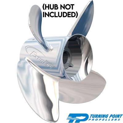Rareelectrical - New Stainless Steel Propeller Compatible With Johnson/Evinrude Honda Mercury Mariner Mercruiser For - Image 2