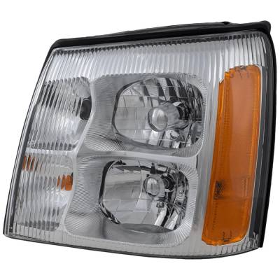 New Left Headlights Compatible With Cadillac Escalade Escalade Esv Escalade Ext 5.3L 6.0L 2003 2004