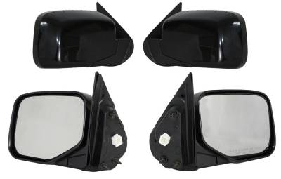 New Door Mirror Pair Compatible With Honda 06-09 Ridgeline Power W/O Heat Ho1320229 Hd47el Ho1321229