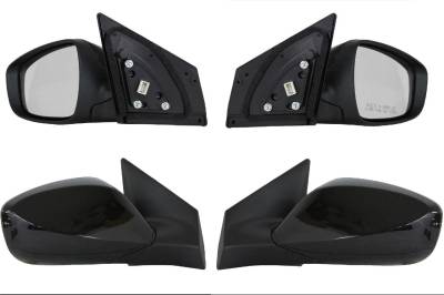 New Door Mirror Pair Compatible With Hyundai 11-12 Elantra Power Heat 87610-3Y100 Hy1320179