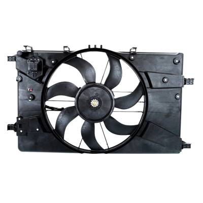 New Cooling Fan Compatible With Chevrolet Cruze Limited 2016, Single Fan, Pa+Gf Shroud Material, 4