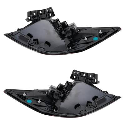 Rareelectrical - New Pair Of Outer Tail Light Compatible With Honda Civic Ex-L 4 Cyl 1.5L Civic Type R 4 Cyl 2.0L - Image 5