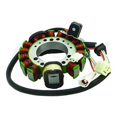 Rareelectrical - New Stator Assembly Compatible With Yamaha Big Bear 350Cc Warrior 350Cc 350Cc Engine By 65-905 - Image 2