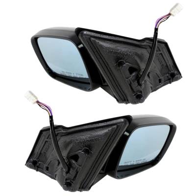 Rareelectrical - New Pair Mirror Compatible With Acura Mdx Base Sport Utility 4-Door 3.7L 2010 2011 2012 2013 By Part - Image 3