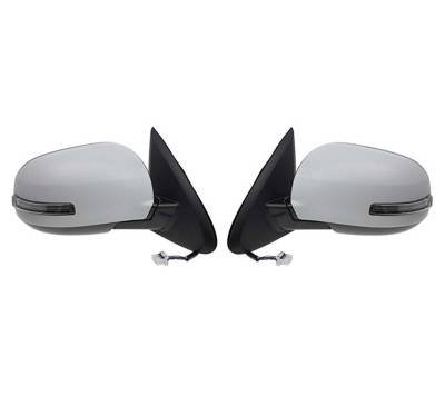 New Door Mirror Pair W/ Signal Compatible With Mitsubishi Outlander 2014 7632B353 Mi1321151