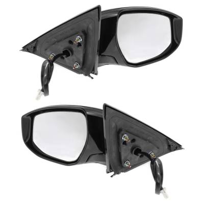 Rareelectrical - New Pair Of Mirror Compatible With Nissan Maxima Sr Sv Sl Sedan 4-Door 3.5L 2.5L 2016 2017 2018 2019 - Image 3