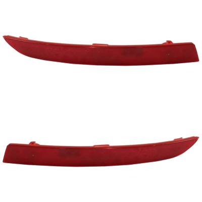 Rareelectrical - New Rear Left And Rear Right Bumper Reflector Compatible With Bmw 535I Base 6 Cyl 3.0L 535D Base 6 - Image 1