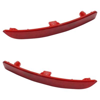 Rareelectrical - New Rear Left And Rear Right Bumper Reflector Compatible With Bmw 535I Base 6 Cyl 3.0L 535D Base 6 - Image 2