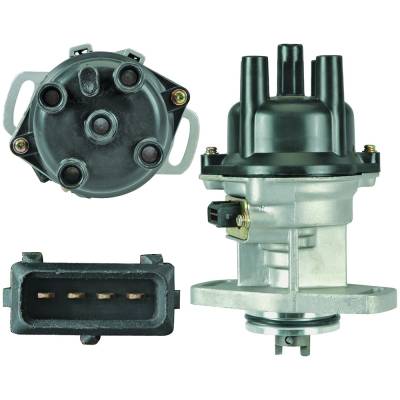 Rareelectrical - New Distributor With Cap & Rotor Included Compatible With Nissan 1989 1990 1991 1992 1993 1994 1995 - Image 4