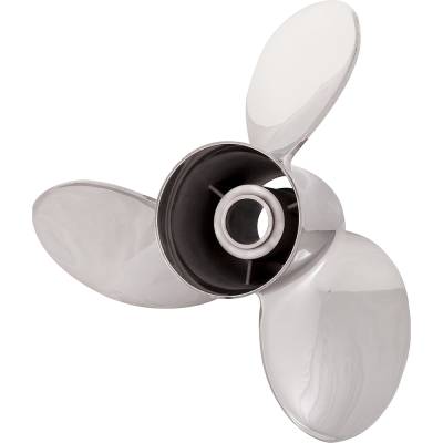 Rareelectrical - New Stainless Steel Propeller Compatible With Yamaha 9572-160-17 3153 2110 6Ax-45970-00-00 - Image 1
