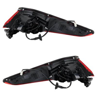 Rareelectrical - New Pair Of Outer Tail Light Compatible With Lexus Es250 Base 4 Cyl 2.5L Es300h F Sport 2 4 Cyl 2.5L - Image 3