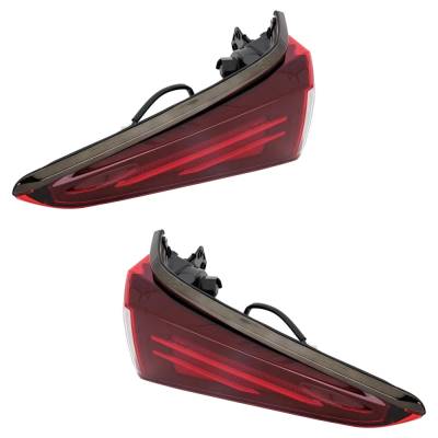 Rareelectrical - New Pair Of Outer Tail Light Compatible With Lexus Es250 Base 4 Cyl 2.5L Es250 Premium 4 Cyl 2.5L - Image 2