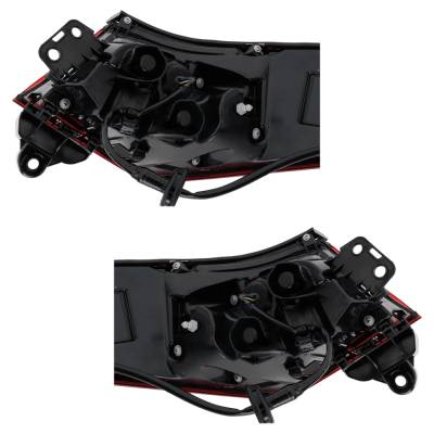 Rareelectrical - New Pair Of Outer Tail Light Compatible With Lexus Es250 Base 4 Cyl 2.5L Es250 Premium 4 Cyl 2.5L - Image 5