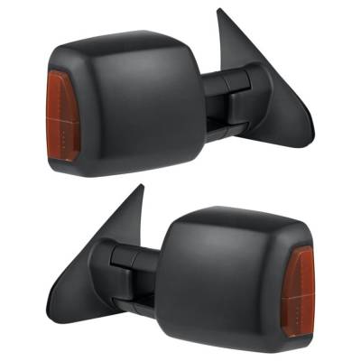 Rareelectrical - New Pair Of Mirror Compatible With Toyota Tundra Base Sr5 Limited Platinum Extended Crew Cab Pickup - Image 2