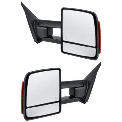 Rareelectrical - New Pair Of Mirror Compatible With Toyota Tundra Sr5 Limited Platinum Extended Crew Cab Pickup - Image 1