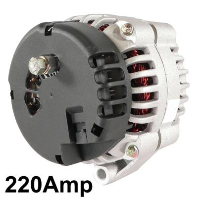 Rareelectrical - New 12V 220Amp Alternator Fits Chevrolet Blazer 4.3L 2000-2005 15760058 321-1822 - Image 4