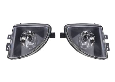 New OEM Valeo Pair Of Fog Lights Compatible With Bmw 535I 550I 2010-2013 63177216888 Bm2593143