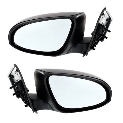 New Door Mirrors Pair Fits Toyota Corolla Le Eco 14-19 8791002F81c0 8794002F21c0