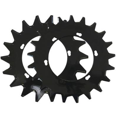 Rareelectrical - New Rotary Scissor Blades Compatible With Idech By Part Numbers Sk2118vw Sk-2118Vw Sk 2118Vw 385-588 - Image 1