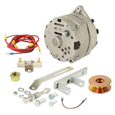 Rareelectrical - New 6V Generator To 12V Alternator Conversion Kit Compatible With Delco 1100043 1100529 1100530 - Image 3