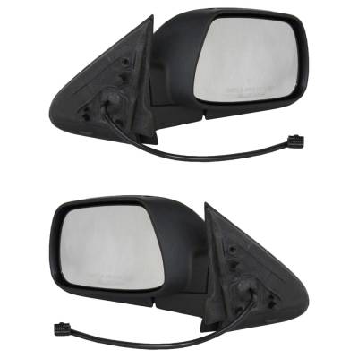 New Door Mirror Pair Compatible With Jeep 05-09 Grand Cherokee Power W/O Heat Ch1320244 Jp30el