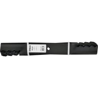 Rareelectrical - New 21In Toothed Blade Shop Pack Compatible With Bad Boy Bobcat Bunton Dixon Encore Ferris Gravely - Image 2